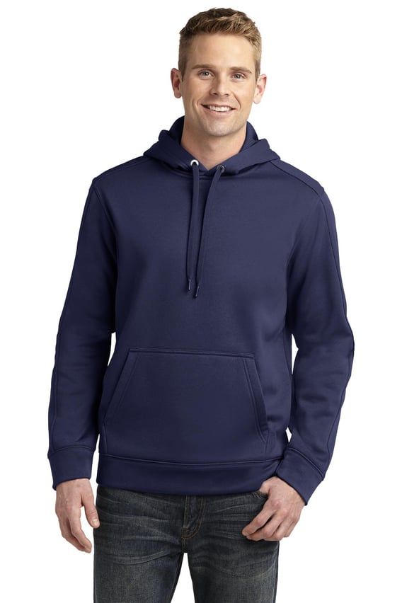 Front view of Repel Fleece Hooded Pullover