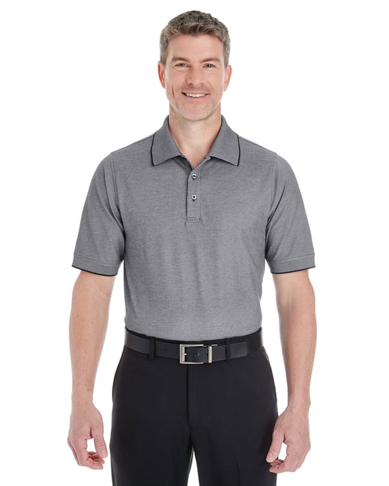 Front view of Men’s Pima-Tech Oxford Piqué Polo