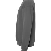 Side view of Sponge Fleece Drop Shoulder Crewneck Sweatshirt