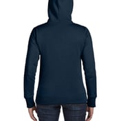 Back view of Women’s Full-Zip Hooded Sweatshirt