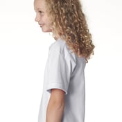 Side view of Youth 6.1 Oz., 100 % Cotton T-Shirt