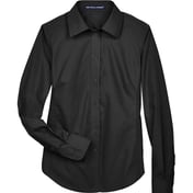 Front view of Women’s Crown Collection® Broadcloth Woven Dress Shirt