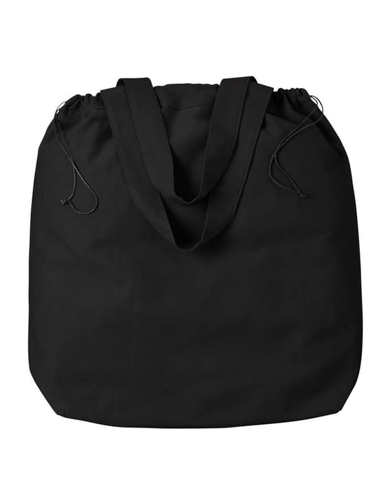 Front view of Drawstring Tote Bag