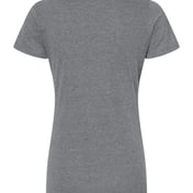 Back view of Women’s Premium Cotton Blend T-Shirt