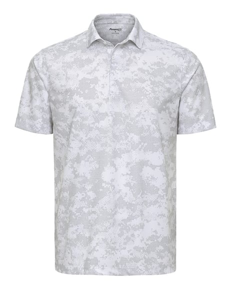 Front view of Monterey Printed Polo
