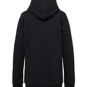 Back view of Youth Triblend Fleece Hooded Sweatshirt