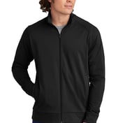 Front view of Sport-Wick® Stretch Full-Zip Cadet Jacket