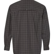 Back view of Paseo Plaid Shirt