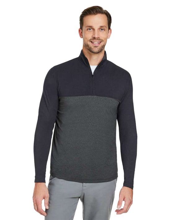 Front view of Spyre Flex Colorblock Quarter-Zip Pullover