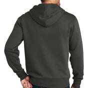 Back view of Perfect Weight &reg; Fleece Full-Zip Hoodie
