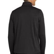 Back view of Collective Striated Fleece Jacket