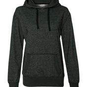 Front view of Women’s Glitter French Terry Hooded Sweatshirt