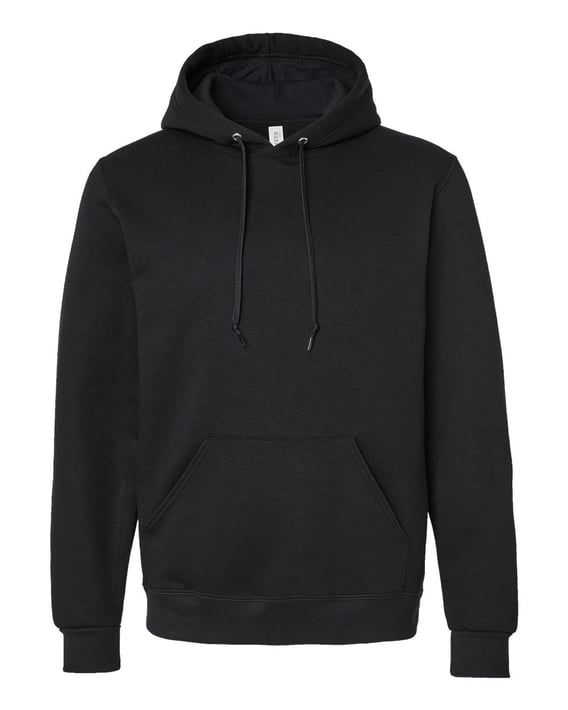 Front view of Eco™ Premium Blend Ring-Spun Hooded Sweatshirt