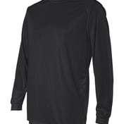 Side view of B-Core Long Sleeve T-Shirt