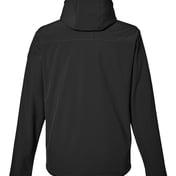 Back view of Wavestorm Hooded Soft Shell Jacket