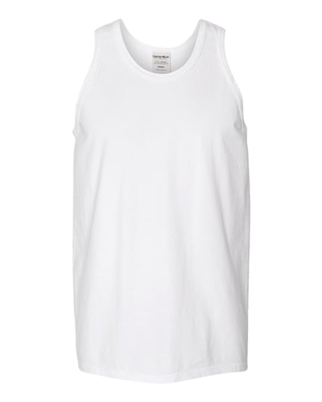 Front view of Garment-Dyed Unisex Tank Top