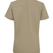 Back view of Women’s Short Sleeve Work Shirt