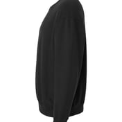 Side view of Garment-Dyed Lightweight Fleece Crewneck Sweatshirt