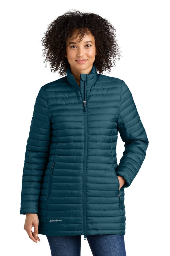 Front view of Women’s Packable Quilted Full-Zip