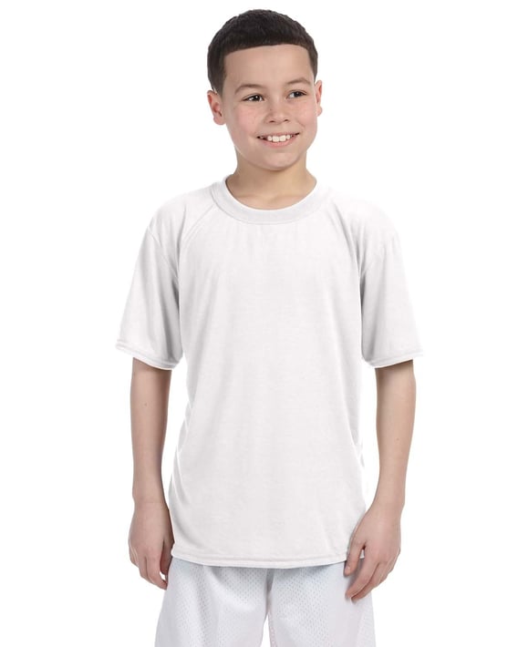Front view of Youth Performance® Youth 5 Oz. T-Shirt