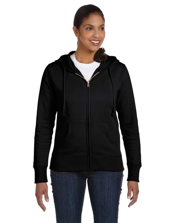 Front view of Women’s Full-Zip Hooded Sweatshirt