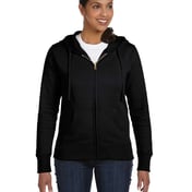 Front view of Women’s Full-Zip Hooded Sweatshirt