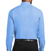 Back view of Slim Fit Carefree Poplin Shirt
