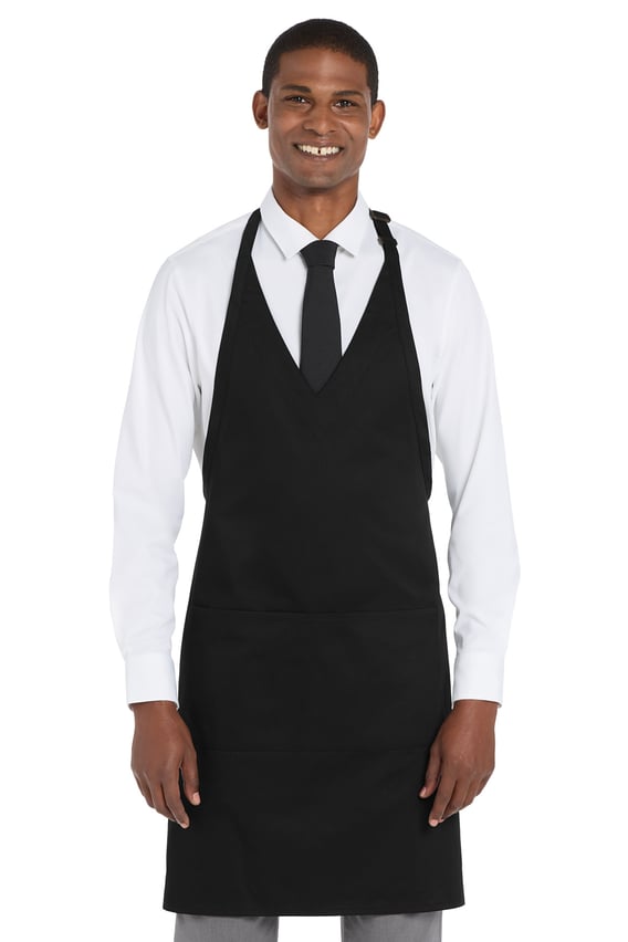 Front view of Easy Care Tuxedo Apron With Stain Release