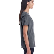 Side view of Women’s Tri-Blend Fleck V-Neck T-Shirt