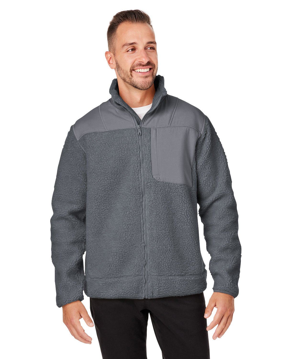 Front view of Unisex Venture Sherpa Jacket