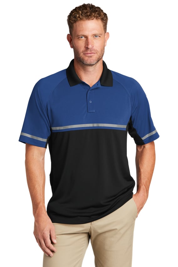 Front view of Select Lightweight Snag-Proof Enhanced Visibility Polo