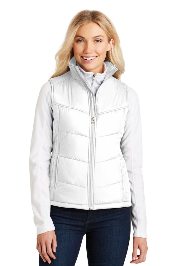 Front view of Women’s Puffy Vest