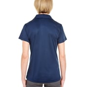 Back view of Ladies’ Cool & Dry Jacquard Stripe Polo