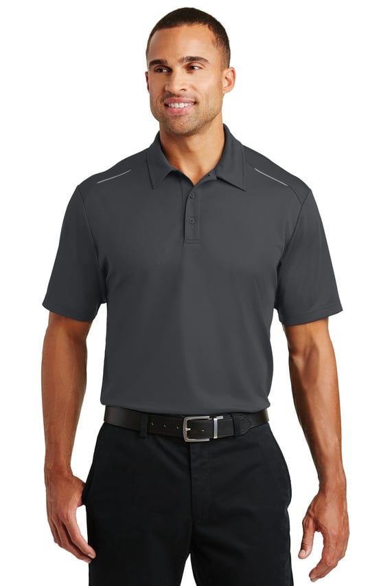 Front view of Pinpoint Mesh Polo
