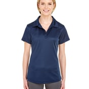 Front view of Ladies’ Cool & Dry Jacquard Stripe Polo