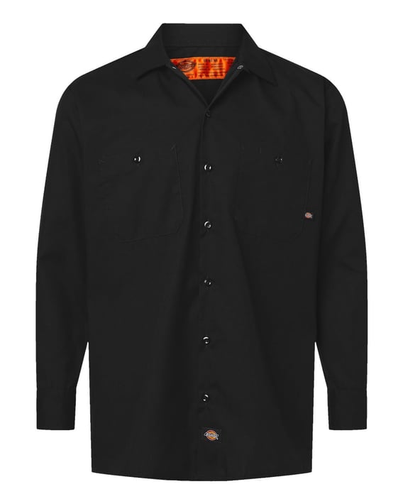 Front view of Industrial Long Sleeve Work Shirt – Tall Sizes