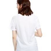 Back view of Ladies’ Short-Sleeve Loose Fit Boyfriend Tee