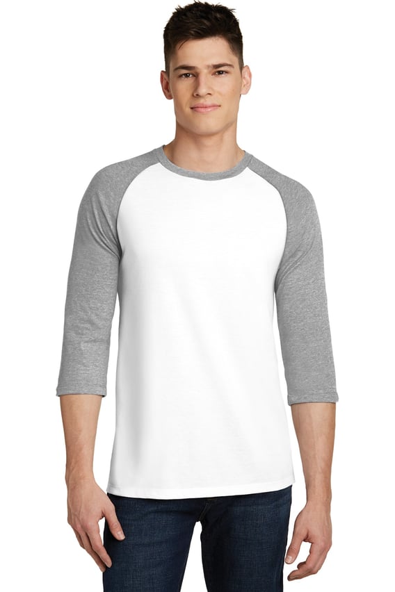 Front view of Very Important Tee® 3/4-Sleeve Raglan