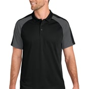 Front view of Wearever Performance Pique Colorblock Polo