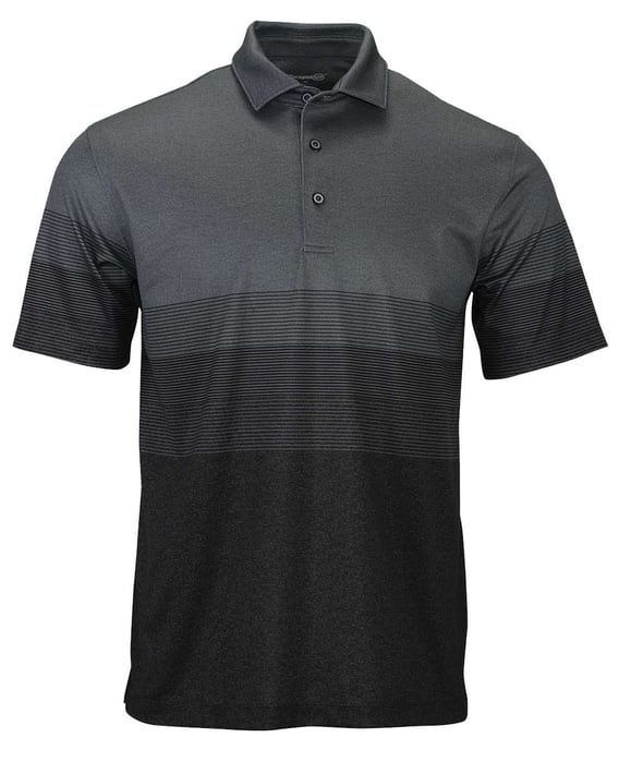 Front view of Belmont Sublimated Heathered Polo