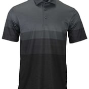 Front view of Belmont Sublimated Heathered Polo