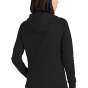 Back view of Women’s French Terry Pullover Hoodie