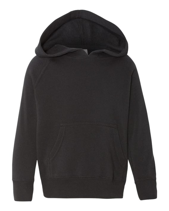 Front view of Toddler Special Blend Raglan Hooded Sweatshirt