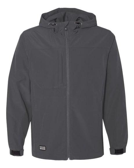 Front view of Apex Soft Shell Hooded Jacket