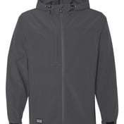Front view of Apex Soft Shell Hooded Jacket