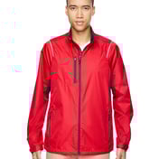 Front view of Men’s Sustain Lightweight Recycled Polyester Dobby Jacket With Print