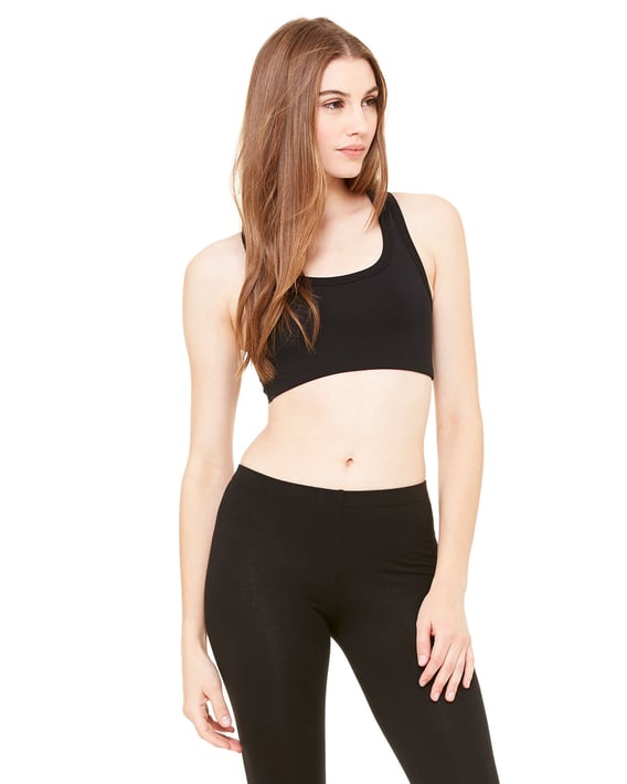 Front view of Ladies’ Nylon/Spandex Sports Bra