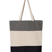 Front view of 11L Tri-Color Tote