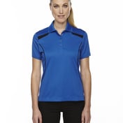 Front view of Ladies’ Eperformance’ Tempo Recycled Polyester Performance Textured Polo
