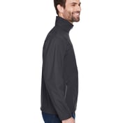 Side view of Adult Ripstop Soft Shell Jacket With Cadet Collar